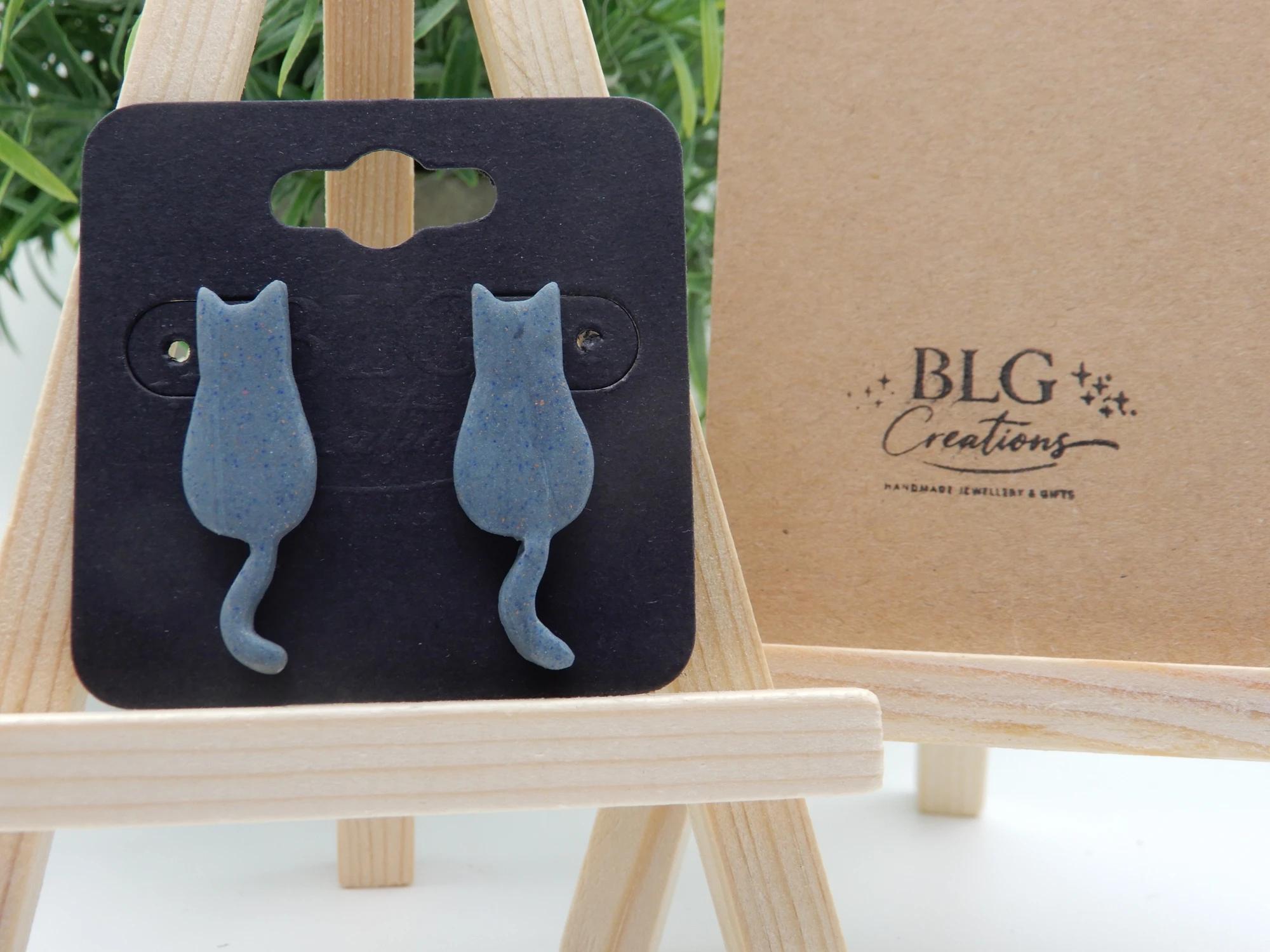 Cat Lover Stud Earrings — photo 1 of 2
