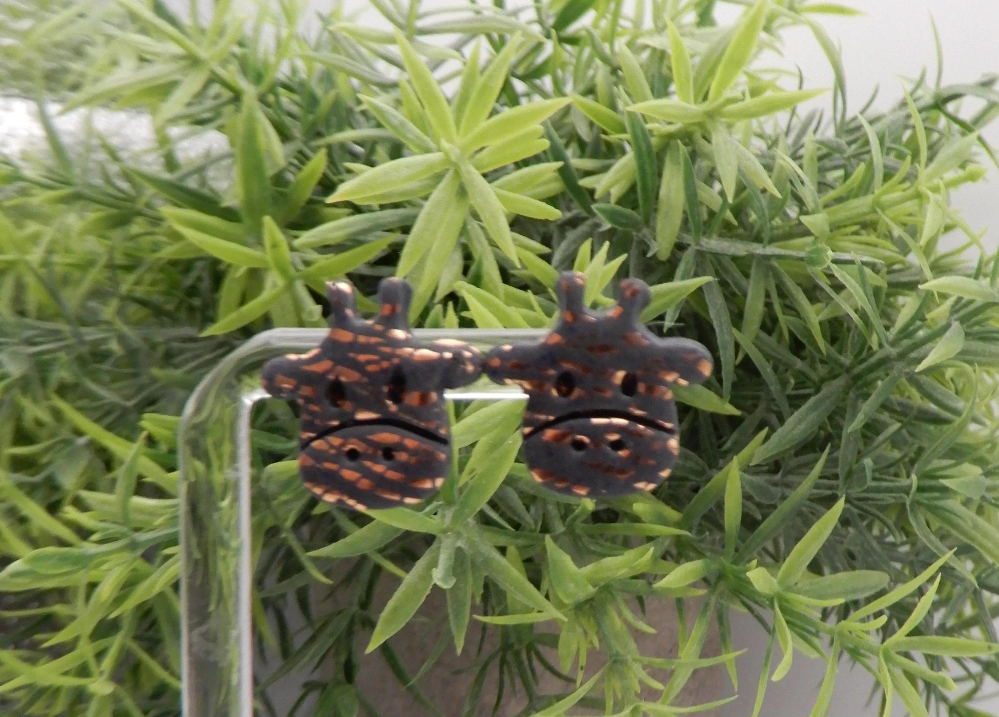 Animal Lover's Giraffe Stud Earrings